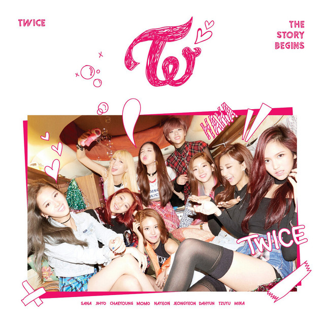Portada del álbum The Story Begins de TWICE